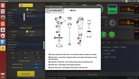 Stardex Test equipment for diesel injection systems Common Rail and UIS